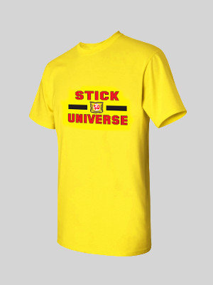 Tshirt Series – Stick Universe (Yellow)